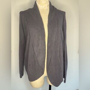 Barefoot Dreams CozyChic Lite L/XL Heather Gray Cardigan